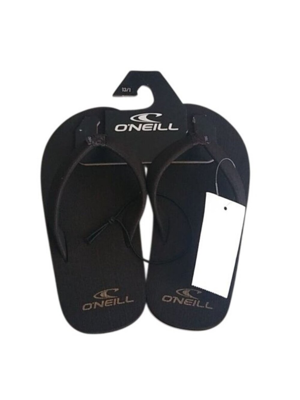 O'Neill Phluff Daddy Dark Brown Flip Flop, Size 13/1 Sandals